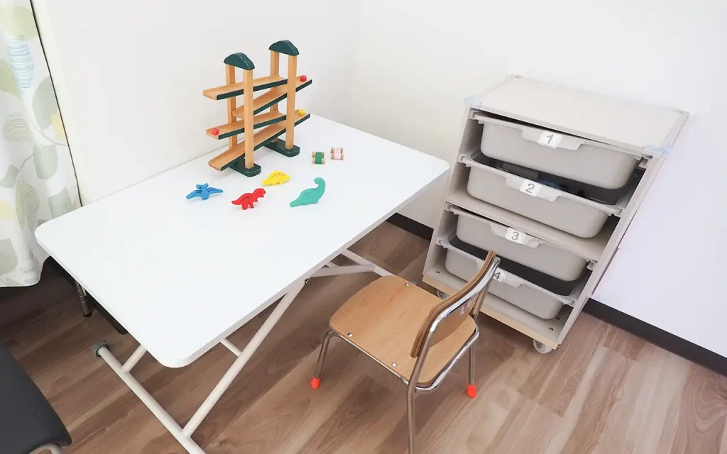 えんりっち真砂手先を使った療育を行うルーム